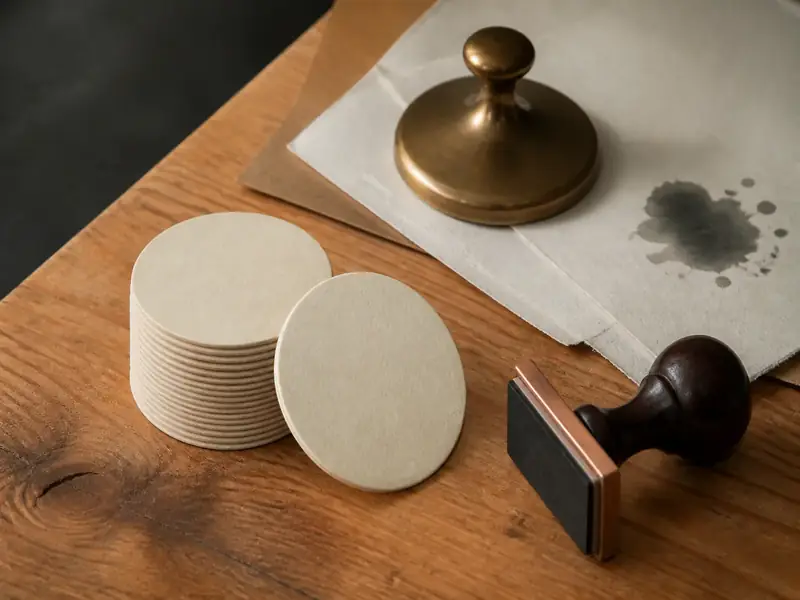 Paper tokens on a desk. No cash, no exchange rate.